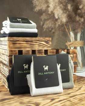 Набор носков 3 пары короткие летние бесшовные дышащие качественные ORGANIC cotton JILL ANTONY 42-43 men's арт. 31000