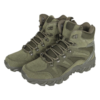 Ботинки тактические Lesko GZ702 Green р.44 мужская дышащая военная обувь taktical