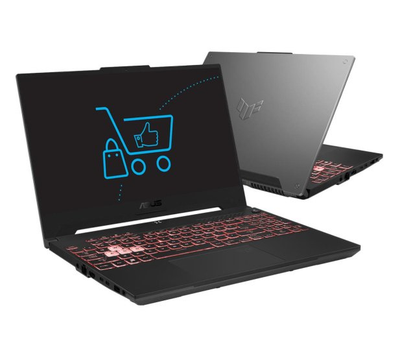 Ноутбук ASUS TUF Gaming A15 / AMD Ryzen™ 7 6800H / 16 GB RAM / SSD 512 GB / NVIDIA GeForce RTX 3050 + AMD Radeon™ 680M / 144 Гц матовый, LED, IPS / для игр и мультимедиа