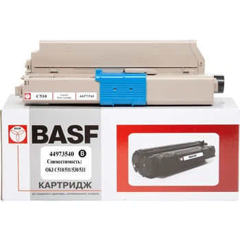 Картридж для OKI C511 BASF 44&nbsp;973&nbsp;540 Black BASF-KT-44973540