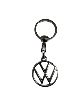 Брілок для ключів металевий-хромований VW