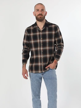 Рубашка хлопковая мужская Colin's CL1059771-BLK M (8683197336750)