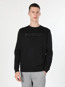 Свитшот оверсайз мужской Colin's CL1060122-BLK S (8683197324412)