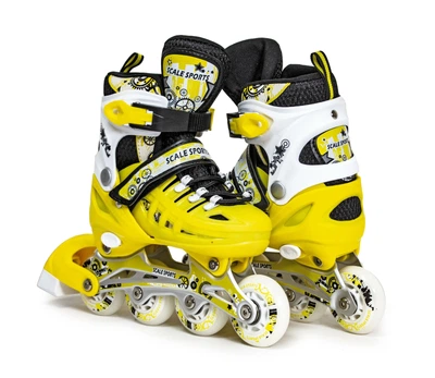 Дитячі роликові ковзани Scale Sports LF 905 S (28-33) жовті (748527067-S)