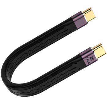 Кабель Type-C male to male 40 Gbps для синхронизации данных и зарядки Addap UC2UC-01, 100Вт, USB 4.0 (0118)