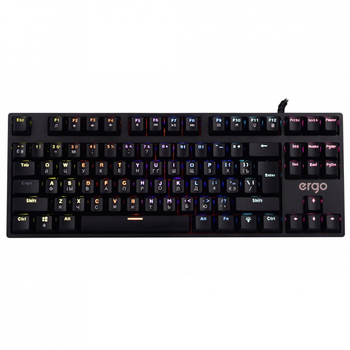 Клавиатура Ergo KB-915 TKL Blue Switch USB Black (KB-915)
