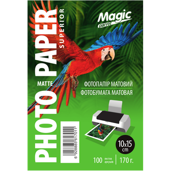 А6 10х15 Матовая фотобумага 170 г/м² Superior (100 листов)