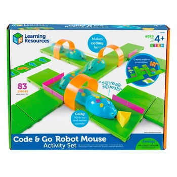 Игровой набор Мышка в лабиринте программируемая детская игрушка Learning Resources DD649625