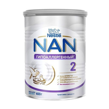 Суха молочна суміш NAN 2 Гіпоалергенний з 6 міс. 400 г /1742