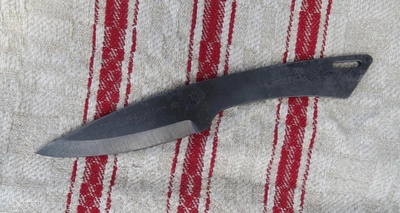 Метальний нож "Скорпіон", ручна робота