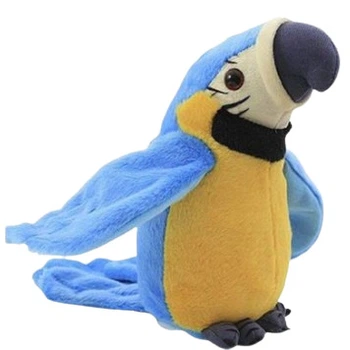 Электронный говорящий попугай Parrot Talking синий (WM-4193_274)