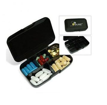 Таблетница (органайзер) для спорта Olimp Nutrition Pillbox Black