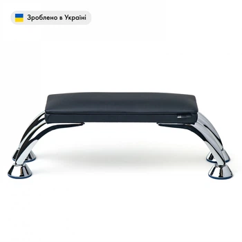 Підставка для рук манікюрна (Підлокітник) ECO STAND MINI на металевих ніжках, чорна