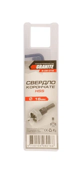Свердло корончасте GRANITE HSS 16 мм 6-08-016