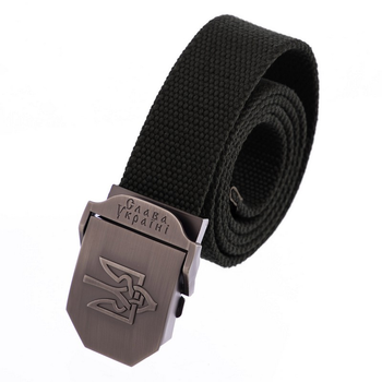 Ремінь тактичний військовий Україна Tactical Belt Чорний TY-6663