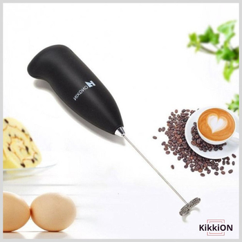 Ручной миксер Пеновзбиватель Капучинатор Hongxin Milk BH-1254 сменные аккумуляторы Черный (M7702000194)