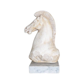 Кам'яно-мармурова статуетка "Кінь з Акрополя" ShamanShop K1305