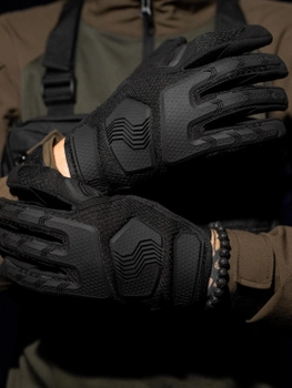 Тактичні рукавички BEZET 6254 XL Чорні (2000093212203)