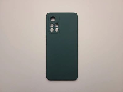 Чехол TPU Matte для Xiaomi Redmi Note 11 5G, Poco M4 Pro 5G бампер зеленый