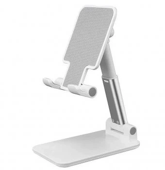 Настольная подставка держатель для телефона планшета Folding desktop phone stand Белый