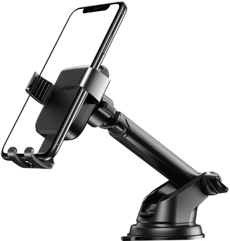Автодержатель для телефона Ugreen LP200 Gravity Phone Holder with Suction Cup Black (UGR-60990B)