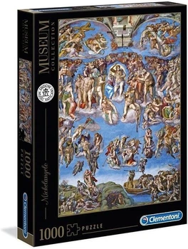 Пазл Clementoni Michelangelo Museum Collection Микеланджело Страшный суд Музейная Коллекция 1000 шт. (‎39497)