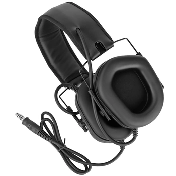 Навушники тактичні Partizan Active Headset з активним шумозаглушенням та підтримкою рації Койот
