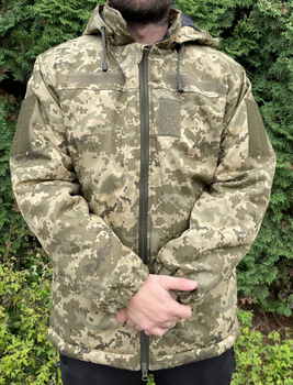 Куртка-бушлат военная мужская тактическая ВСУ (ЗСУ) Пиксель 8721 50 размер хаки