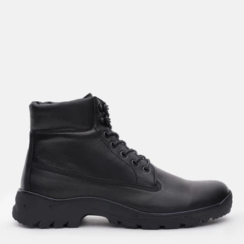 Чоловічі зимові черевики шкіряні Prime Shoes 700 Black Leather 16-700-30121 40 26.5 см Чорні (PS_2000000188072)