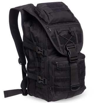 Тактический рюкзак военный штурмовой SILVER KNIGHT 23 л Нейлон Оксфорд Черный (TY-9900)