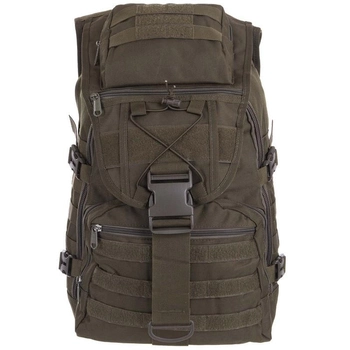 Тактичний рюкзак військовий штурмовий SILVER KNIGHT 30 л Нейлон Оксфорд Оливковий (TY-9900)
