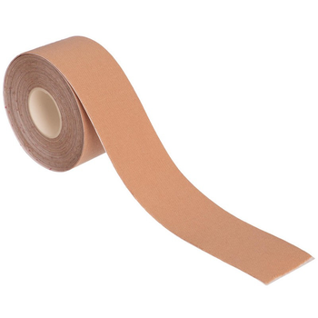 Кинезио тейп лента пластырь для тейпирования спины шеи тела 3,8 см х 5 м Kinesio tape SP-Sport Бежевый (5503-3_8)