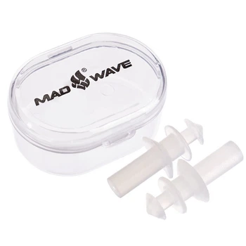 Беруши для плавания в пластиковом футляре Mad Swim Ear Plugs 071501 White