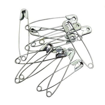 Булавки английские из никеля 52 мм 12 шт