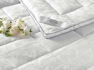 Полуторное бамбуковое одеяло Linens белое 155x215 см. 156296