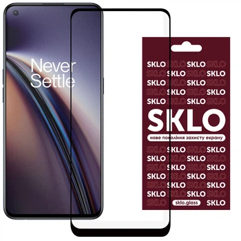 Защитное стекло SKLO 3D для Realme 9 4G / 9 Pro+ Черный