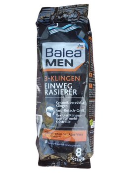 Набір одноразових бритв Balea Men 3 Німеччина 8 шт