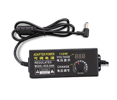 Адаптер питания NZX-31250 с регулировкой 3-12V 5A, штекер 5,5*2,5, LED - индикация