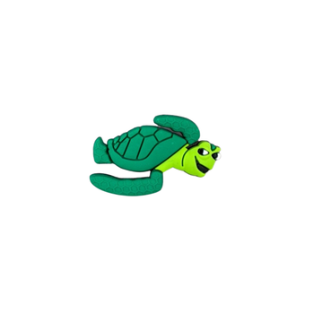 Джибітси прикраси для взуття кроксів сабо JIBBITZ Черепашка Turtle № 104