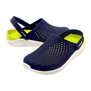 Сабо Crocs Literide Clog 45-46 р 28.5-29 см Темно синие с Желтым 204592-M11/W13 Navy Citrus