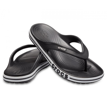 Тапочки Crocs Bayaband Flip 38 р 24.3-24.8 см Чорні 205393-066-M6/W8 Black