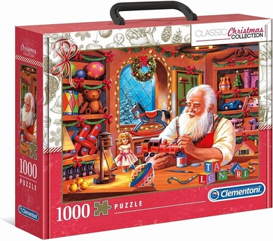 Пазл Clementoni - Christmas Collection Santa Works - 1000 шт. (39584)