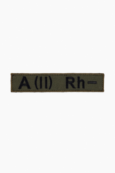 Шеврон А(ІI) Rh - олива 12 х 2,5 см (2000989177562)