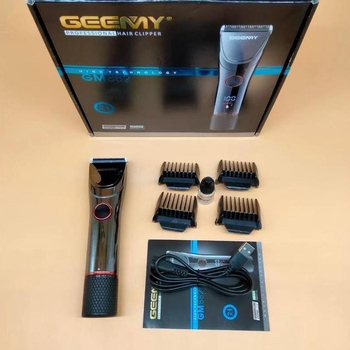 Машинка для стрижки GoVern (Geemy) GM-882 с лезвием из нержавеющей стали с титановым покрытием