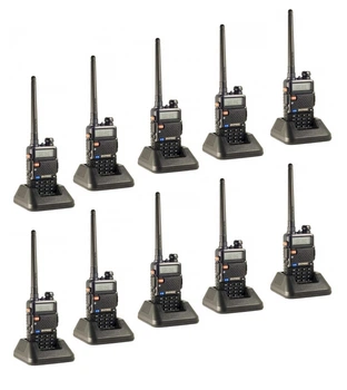 Комплект 10 шт рацій портативних Baofeng UV-5R 8W 1800 mAh