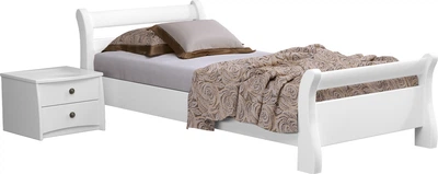 Кровать Estella Диана 80х200 ordf Щит Л2.5 Белая (7201498028)