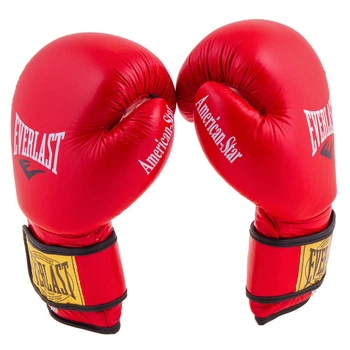 Боксерские перчатки Everlast AmericanStar 8oz красные