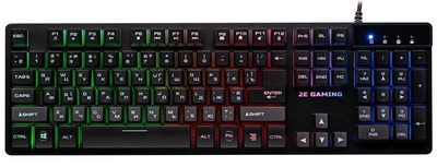 2E Gaming Клавіатура ігрова KG280 LED USB Black Ukr