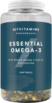 Жирные кислоты MYPROTEIN Omega 3 - 1000 mg 18% EPA / 12% DHA 90 капсул (5055534303412)