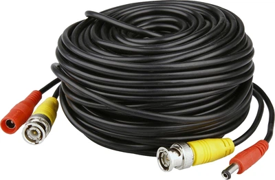 Патчкорд комбинированный Voltronic коаксиальный+питание BNC+DC 20 м Q65 Черный (YT14112)